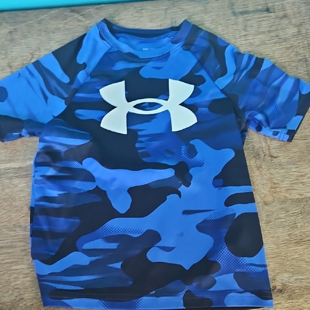 Under Armour Blue Camo T-Shirt